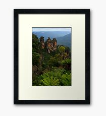 The Three Sisters, Katoomba. Framed Print