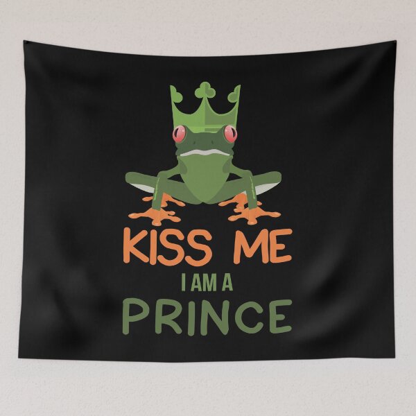 Item preview, Frog Prince product - Kiss me I'm a - Funny Animal Gifts designed and sold by stuch75.