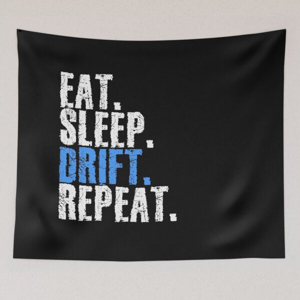 Item preview, Eat Sleep Drift Repeat Car Shirt Gift designed and sold by BTStyle.