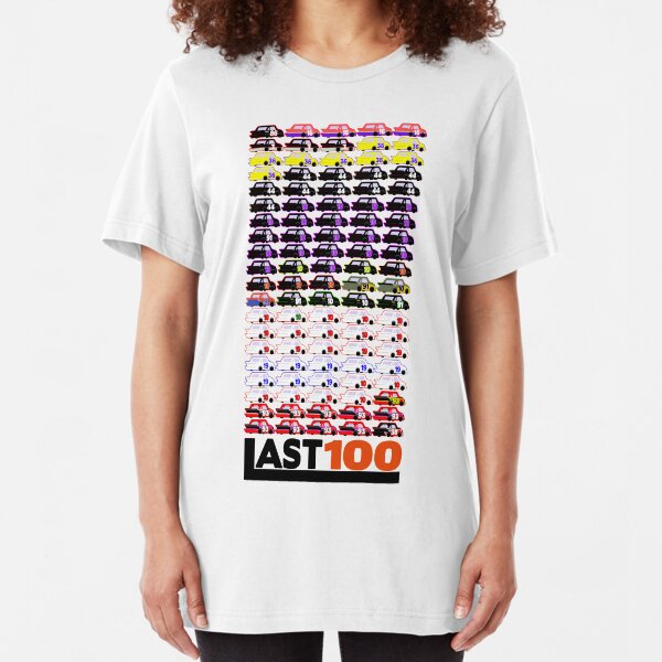 #LAST100 Paint Schemes 1991-2017 Slim Fit T-Shirt