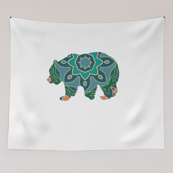 Item preview, Mandalas oso para colorear diseño floral patrón designed and sold by ezprint.
