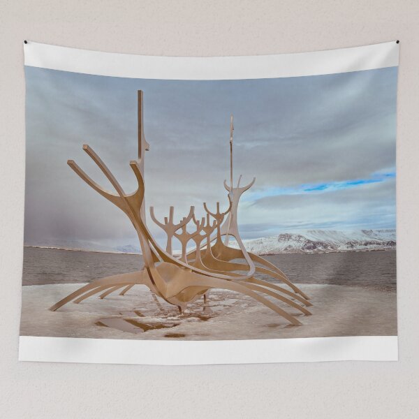 Item preview, Sun Voyager Reykjavik Iceland designed and sold by PhotoArt by Joan Carroll.