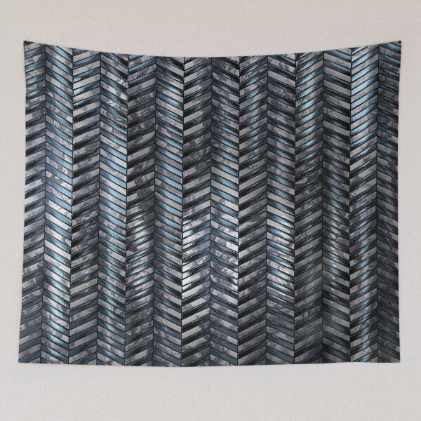Artikelvorschau, Alien Columns - White and Blue entworfen und verkauft von CosmicView.