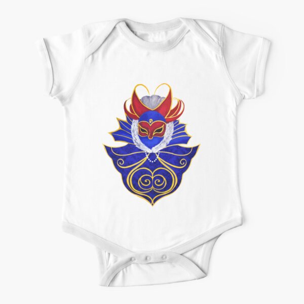 Carnival of Venice Short Sleeve Baby One-Piece