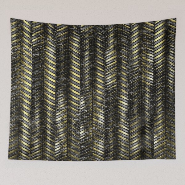 Artikelvorschau, Alien Columns - Black and Gold entworfen und verkauft von CosmicView.