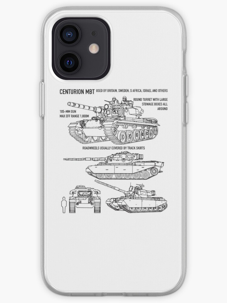Centurion British Tank Blueprint Gift Iphone Case Cover By Battlefield Redbubble