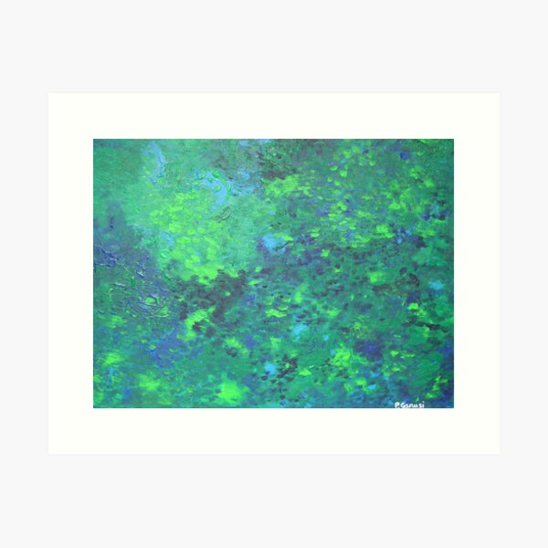 Deep Green Art Print