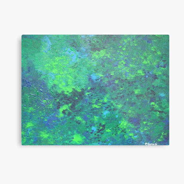 Deep Green Metal Print
