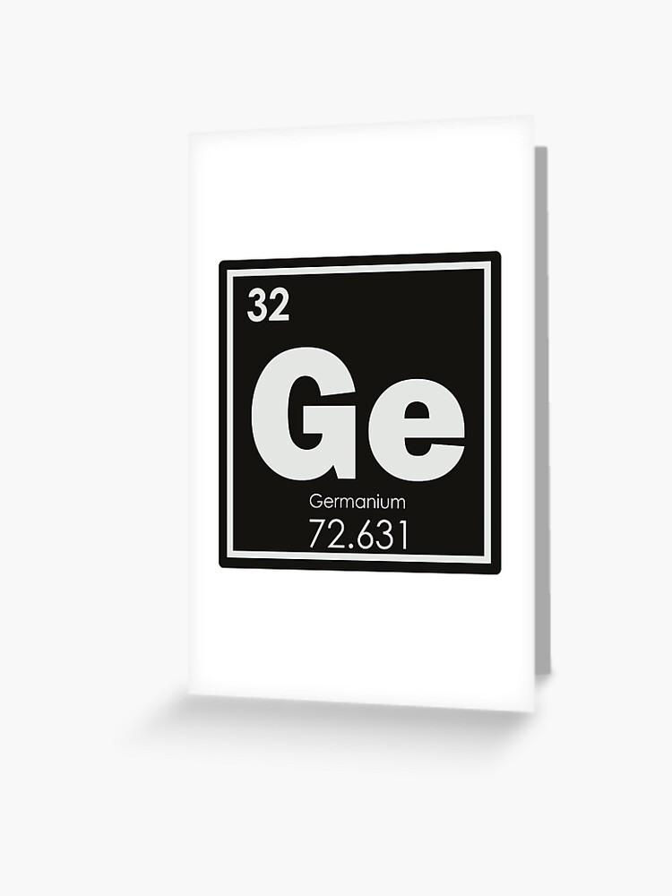 germanium element card