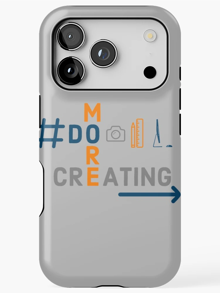 Thumbnail 1 of 4, iPhone Case, #DoMoreCreating designed and sold by nickjamesvisual.