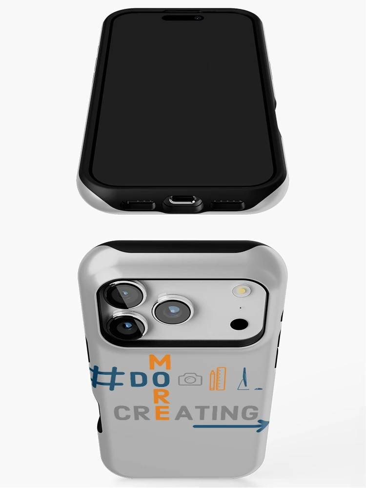 Thumbnail 3 of 4, iPhone Case, #DoMoreCreating designed and sold by nickjamesvisual.