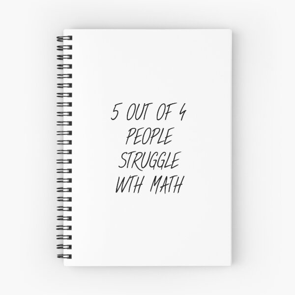 Item preview, 5 out of 4 people have problems with math designed and sold by kailukask.