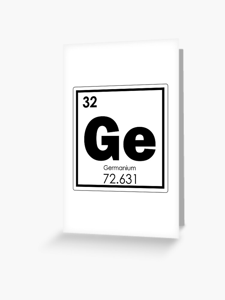 germanium element card