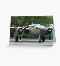 North American B-25 01 Greeting Card