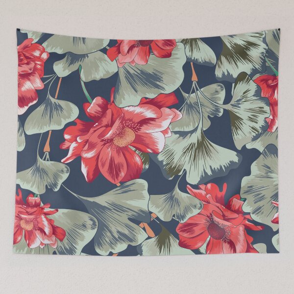 Item preview, Summery flowers pattern designed and sold by mi-xo.
