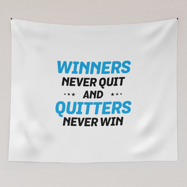 Item preview, Entrepreneur product - Winners Never Quit - Business Gifts designed and sold by stuch75.
