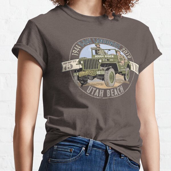 UTAH beach and the Rough Rider GP Classic T-Shirt
