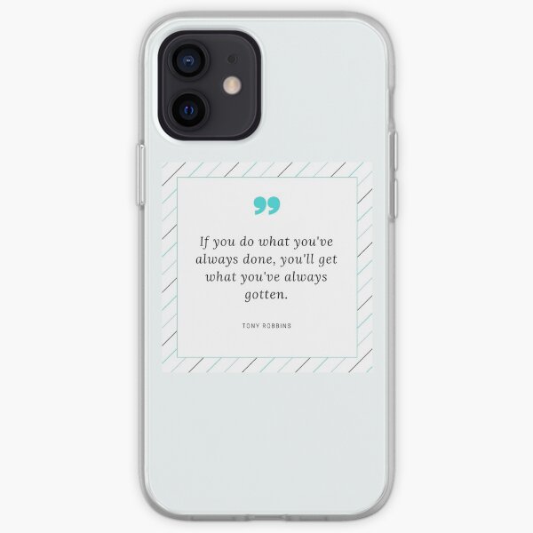 Tony Robbins Quote iPhone Soft Case