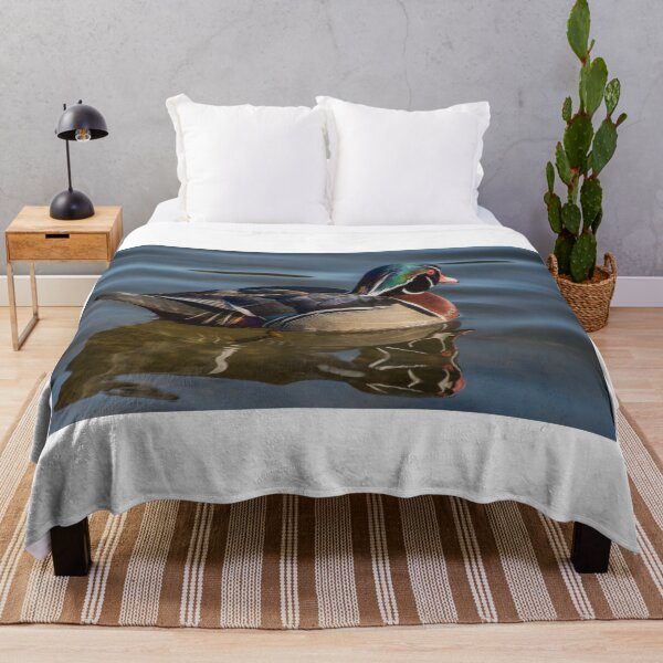 Item preview, Male Wood Duck and His Reflection in Grenadier Pond designed and sold by Gerda Grice Photography.