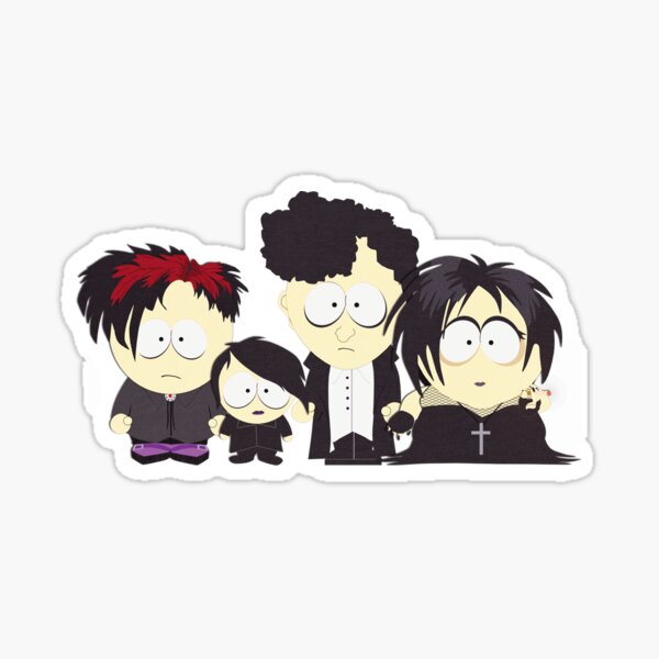 South Park Goth Kids Sticker