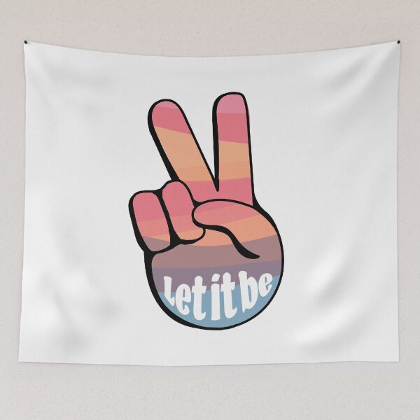 Item preview, let it be peace sign  designed and sold by karapos23.