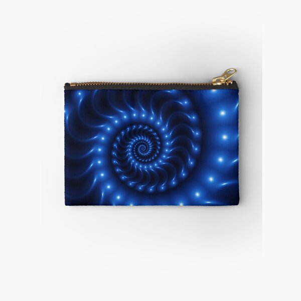 Item preview, Glossy Blue Spiral Fractal  designed and sold by Kitty Bitty.