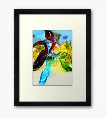 Abstract model Framed Print