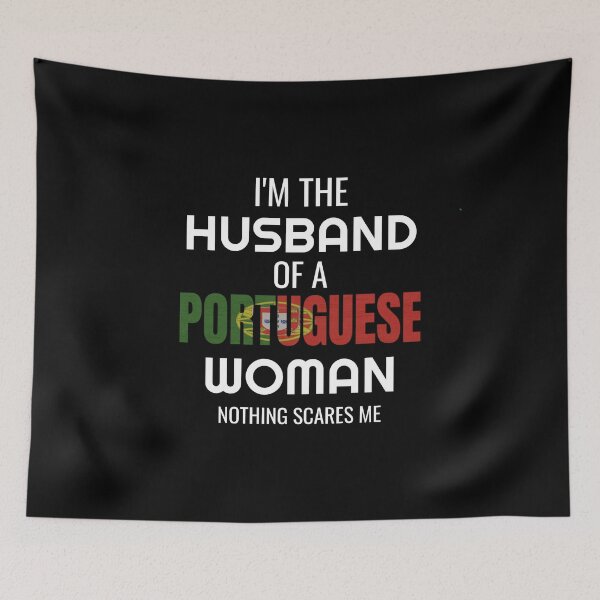 Item preview, Mens Funny Portuguese design - Gift For Husband Of Portuguese Wife designed and sold by DNH Threads.