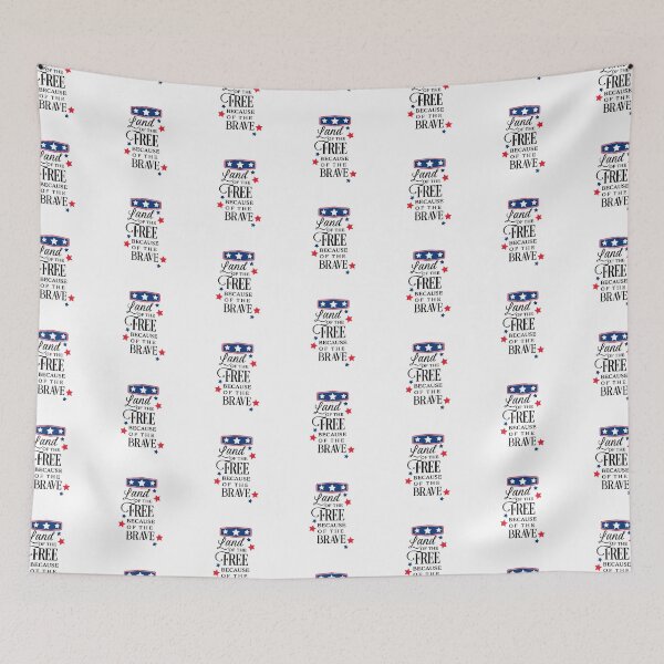 Item preview, Land of The Free Because Of The Brave designed and sold by JaneApril.