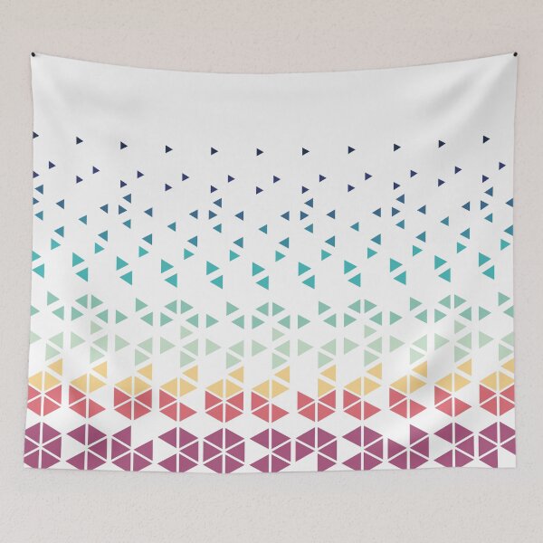 Item preview, Abstract Geometric Triangle (Rainbow) designed and sold by DarkoDesign.