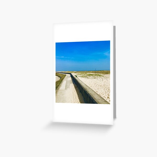 Clacton Beach greenery ( Clacton 2019) Ben Hattrell Greeting Card
