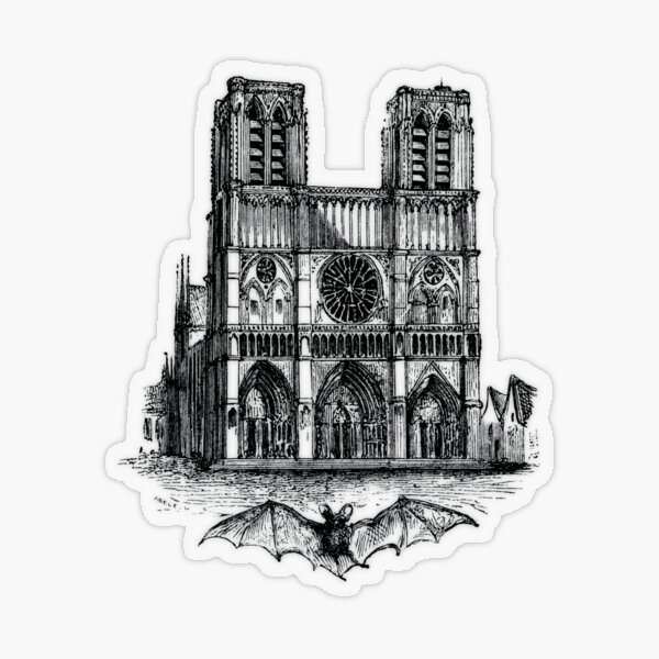 Notre-Dame de Paris #NotreDameinParis #NotreDamedeParis #NotreDame Transparent Sticker