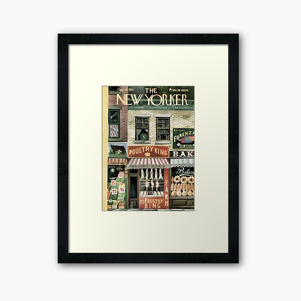 Vintage New Yorker Cover - Circa 1947 Framed Art Print