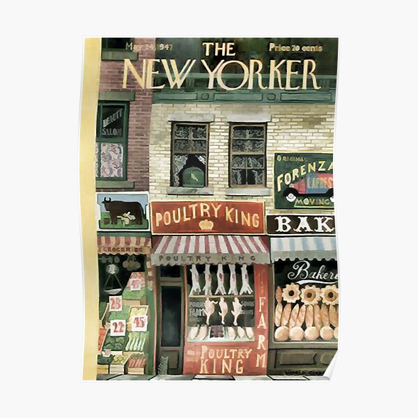 New Yorker Posters | Redbubble