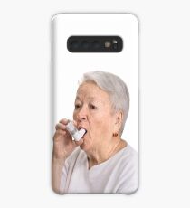 Old Lady with Inhaler Case/Skin for Samsung Galaxy
