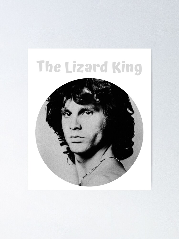 Jim Morrison As The Lizard King Poster By Gehri1tm Redbubble