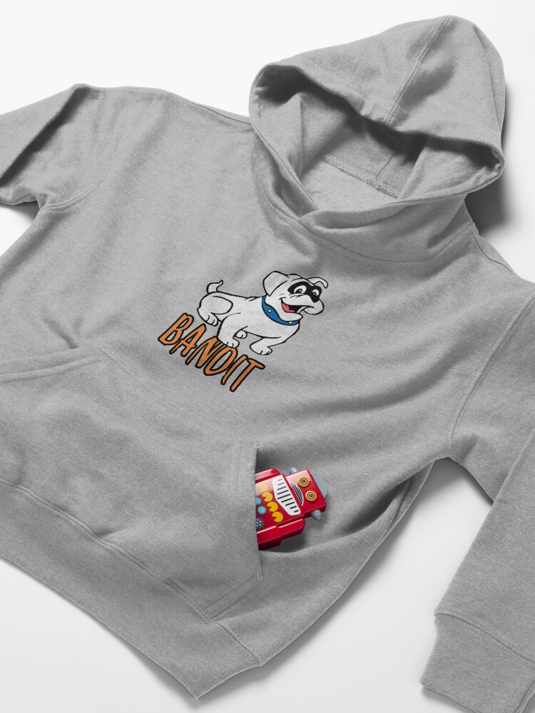 Alternate view of Bandit of Jonny Quest Kids Pullover Hoodie