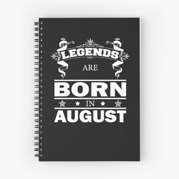 Item preview, Birthday August. Legends are born in August designed and sold by dm4design.