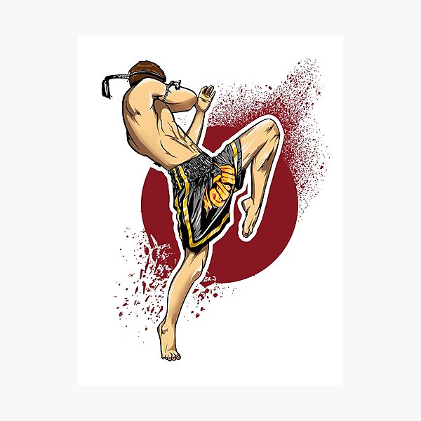 Muay Thai Photographic Print