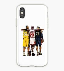 Kobe Bryant x Michael Jordan x Lebron James 'The Greatest of All Time' iPhone Case