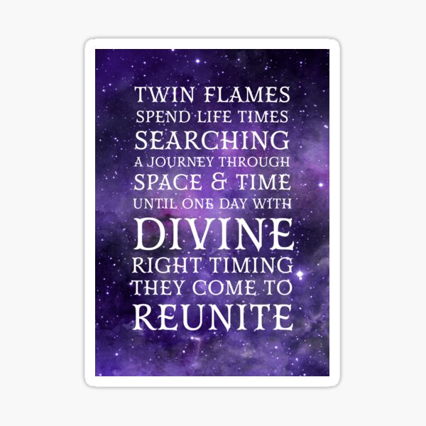 Twin Flames Reunite Sticker