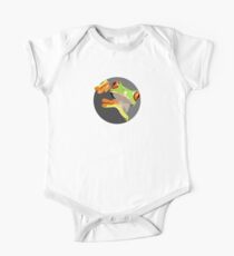 Agalychnis callidryas (Frog) Short Sleeve Baby One-Piece
