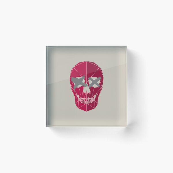 Item preview, Low Poly Punk Skull designed and sold by Malcolm Grant.