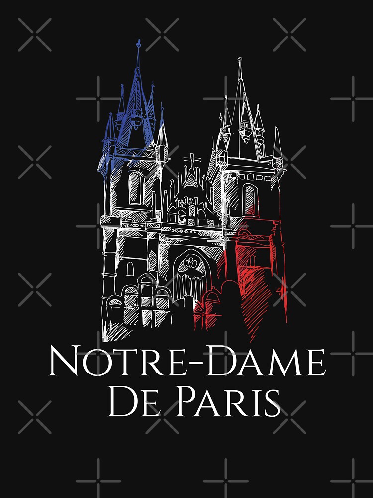 Notre Dame Cathedral De Paris Shirt, Notre-Dame De Paris Cathedral Shirt by BKLS