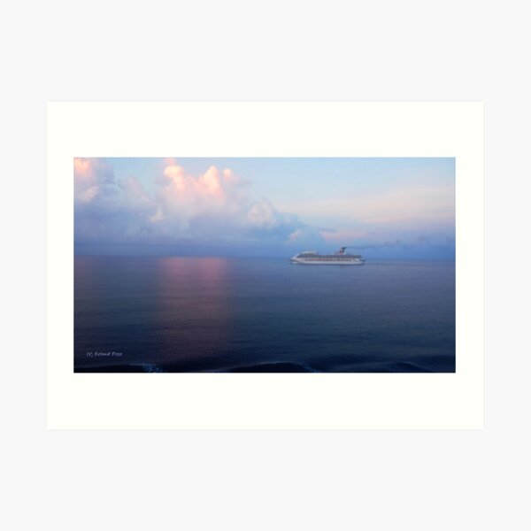 Sunrise at Sea Art Print