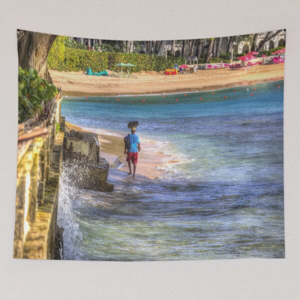 Item preview, Barbados Beach Vendor designed and sold by Londonimages.