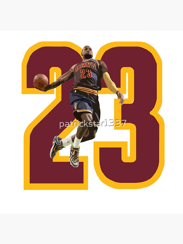 King Lebron James 23 Poster by patrickstar1337