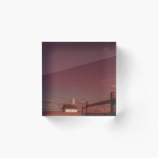 "We are so lightly here..." ~ Leonard Cohen. Acrylic Block