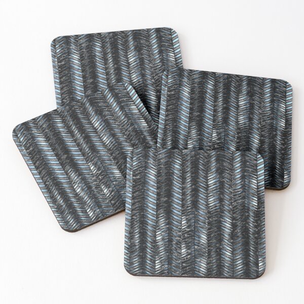 Item preview, Alien Columns - Black and Blue designed and sold by CosmicView.
