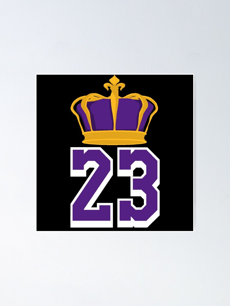 King Lebron James 23 Sticker by patrickstar1337